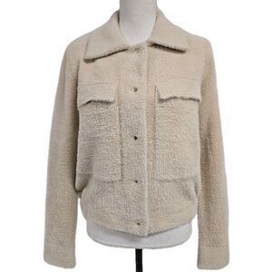 Truth by Republic‎ Faux Fur Jacket Soft Camel Tan Women’s Size S/P